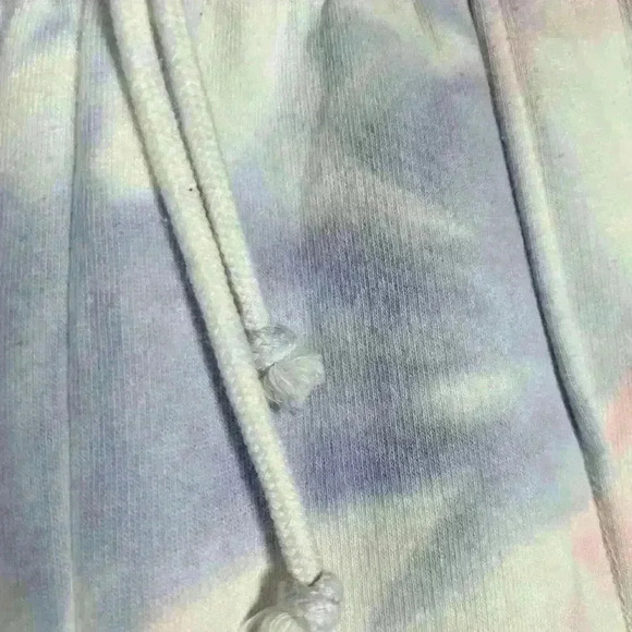 ARITZIA Tie Dye Jogger Sweatpants White Purple Pink Drawstring Lounge Women XS - Picture 8 of 9